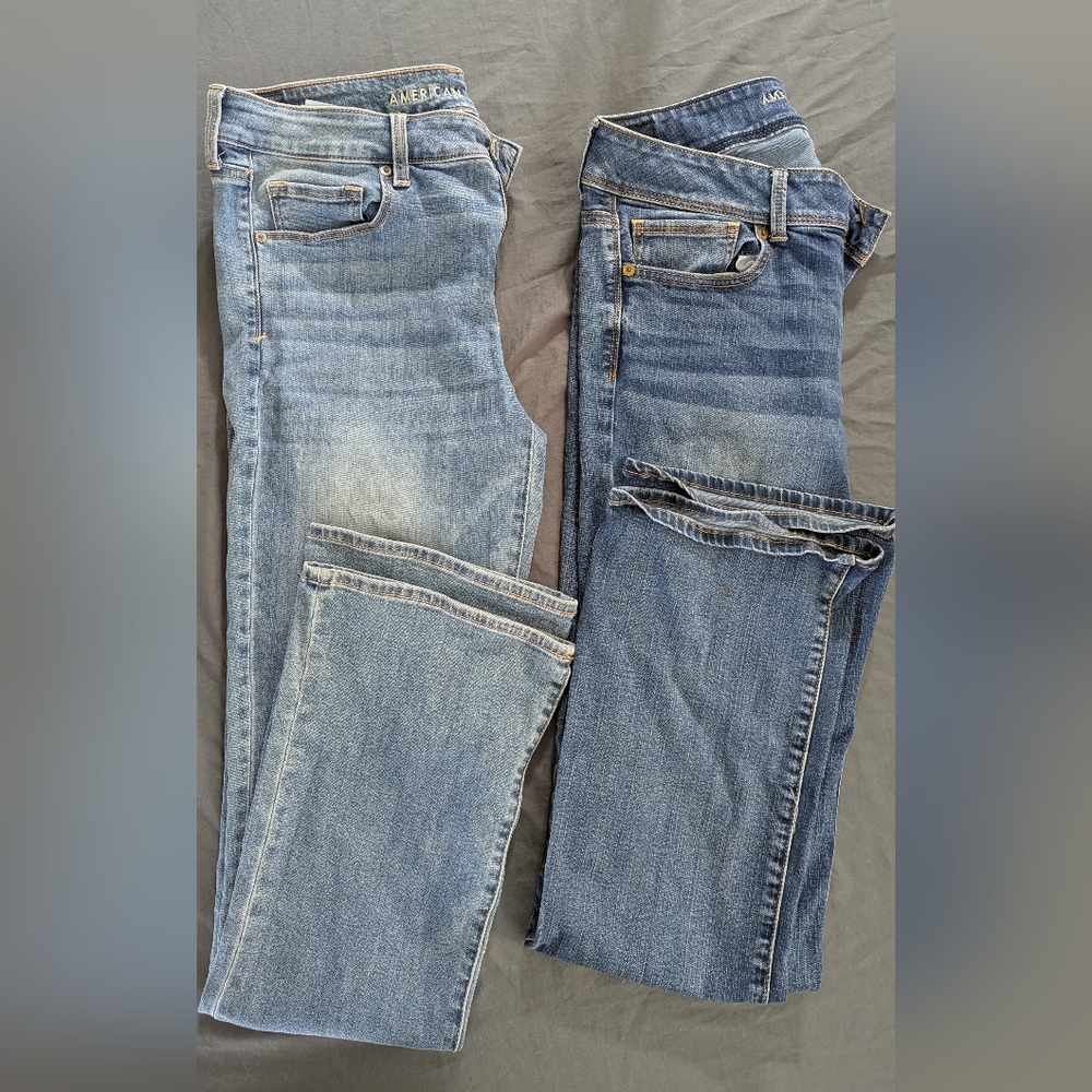American Eagle Outfitters Blue Boot Cut Jeans